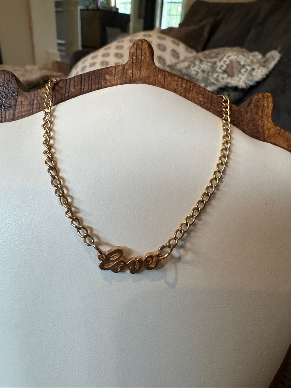 Gold Love Script Chain anklet- Women Jewelry